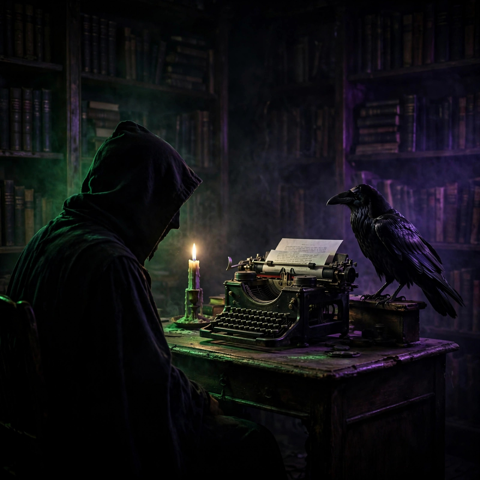 A raven perched in the dark — the A.S. After Dark emblem